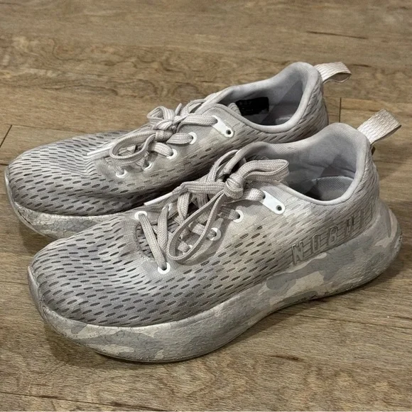 Nobull Journey White Camo Print Running Shoes Size 8.5M/10W - Picture 1 of 7